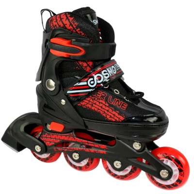 Ролики Cosmo ride Skater 31-34 черно красные Cosmo 4631157306040 1